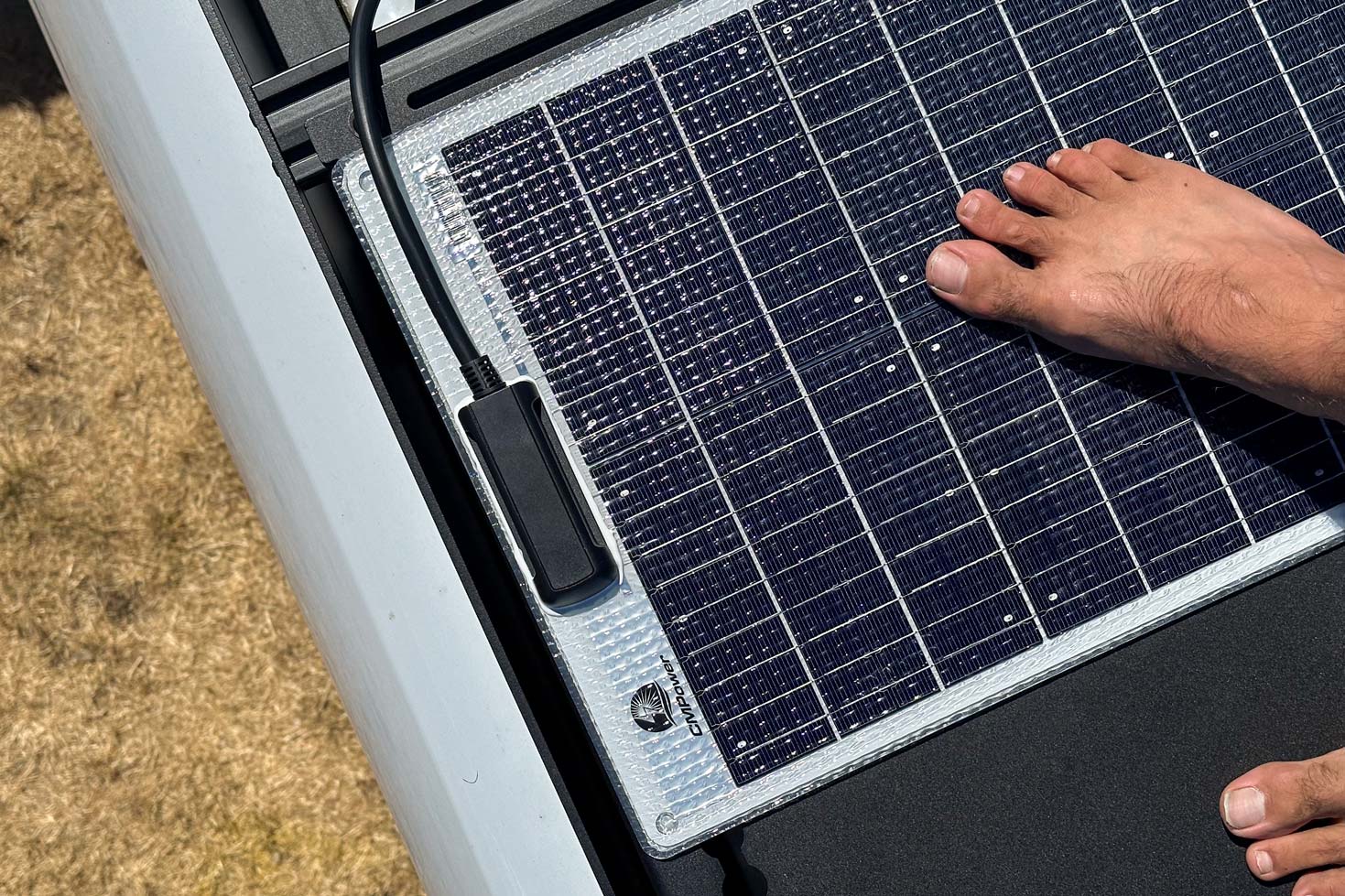 65 Watt Walkable Marine Solar Panel - Maxeon Sunpower Cells - Image 3