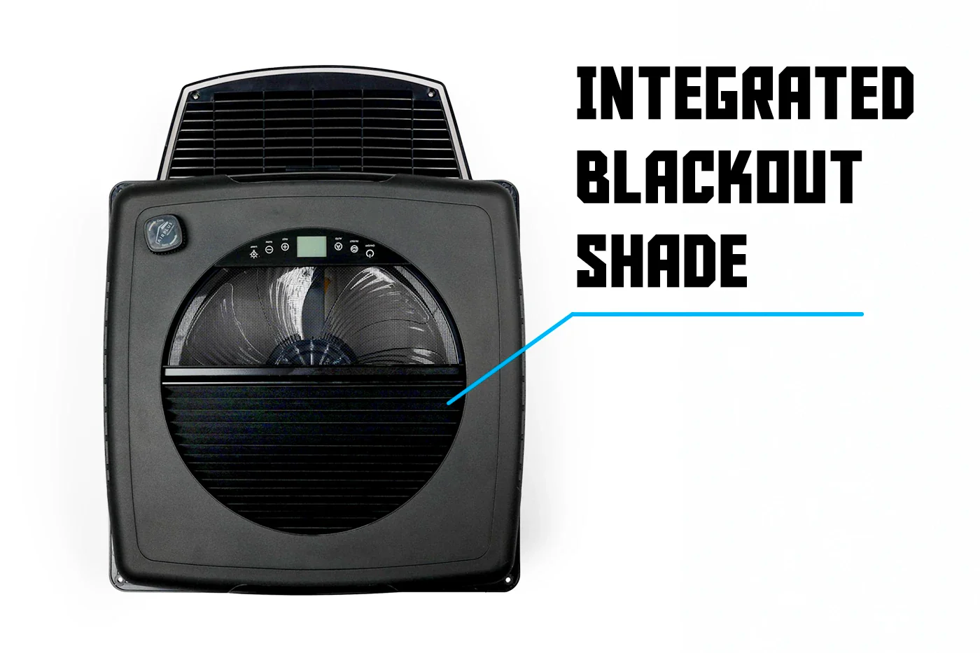 AirPlus 12V Brushless Roof Fan with Remote, LED, Blackout Shade & Bug Screen - Image 5