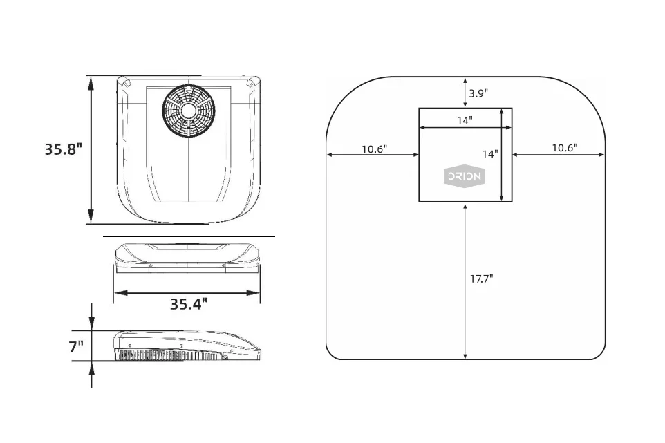 Velit 3000R Rooftop Air Conditioner 24V/48V - Image 3